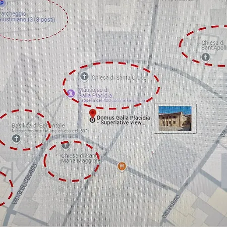 Domus Galla Placidia - Superlative View - 50 Meters From Unesco Heritage Sites - San Vitale - Galla Placidia Rávena